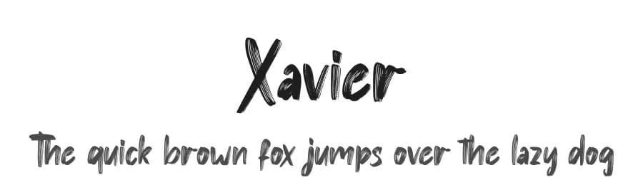 Xavier by Skiiller Studio — Script Handwritten Font
