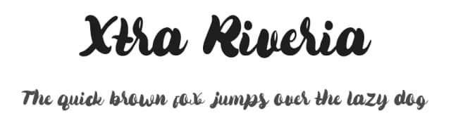 Xtra Riveria by SSI.Scraps — Script Handwritten Font