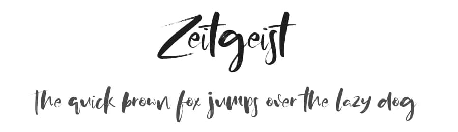 Zeitgeist by Hindia Studio — Script Handwritten Font