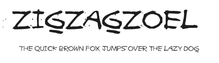 Zigzagzoel by Juha Korhonen — Script Handwritten Font