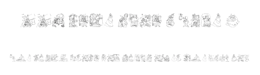 001 Once Upon a Time 2 by Yellowyellow — Dingbats Font