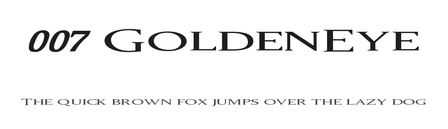 007 GoldenEye