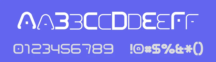 01 Digitall by David Chung — Display Font — thumbnail 3