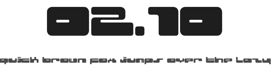 02.10 by Fenotype — Display Font