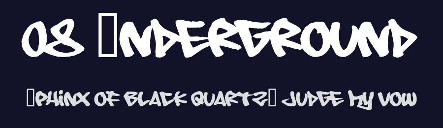 08 Underground by Johan Waldenström — Script Handwritten Font — thumbnail 2