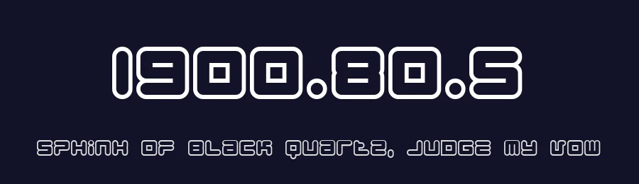 1900.80.5 by dustBUST — Display Font — thumbnail 2