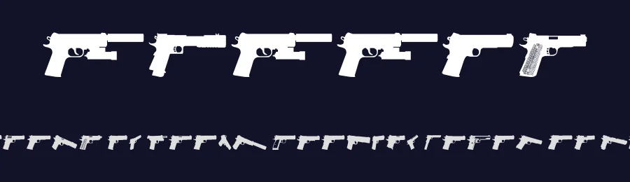 1911's by Iconian Fonts — Dingbats Font — thumbnail 2