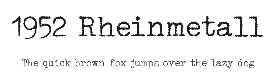 1952 Rheinmetall