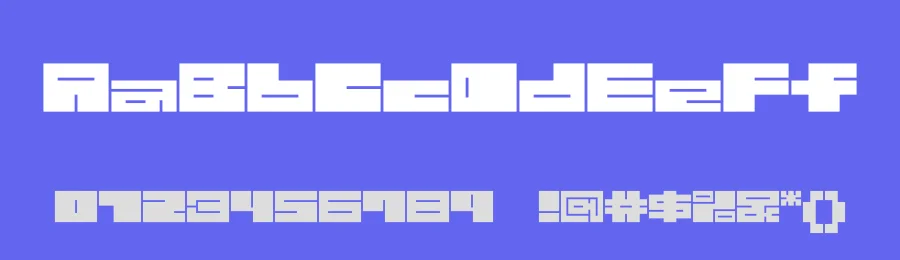 1B Maze by to-be — Display Font — thumbnail 3