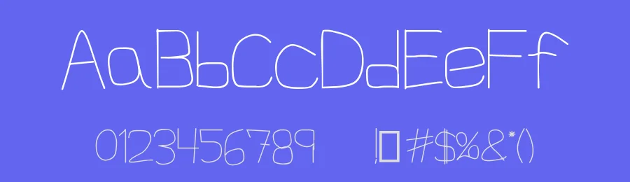 1st Handwritten by Rab1d Rabb1t — Script Handwritten Font — thumbnail 3