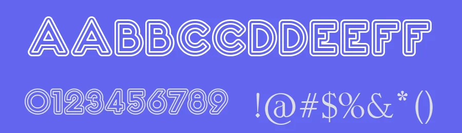 2020 Outline Kei by Arutype Studio — Decorative Font — thumbnail 3