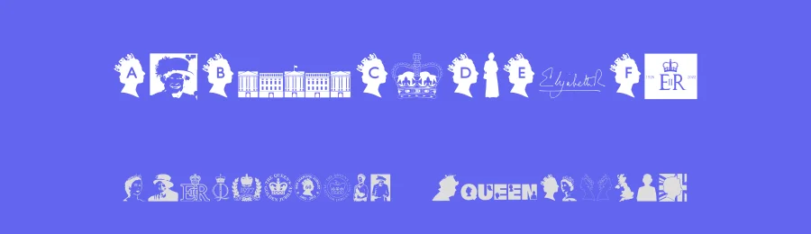 212 Queen Elizabeth by 212 fonts — Dingbats Font — thumbnail 3