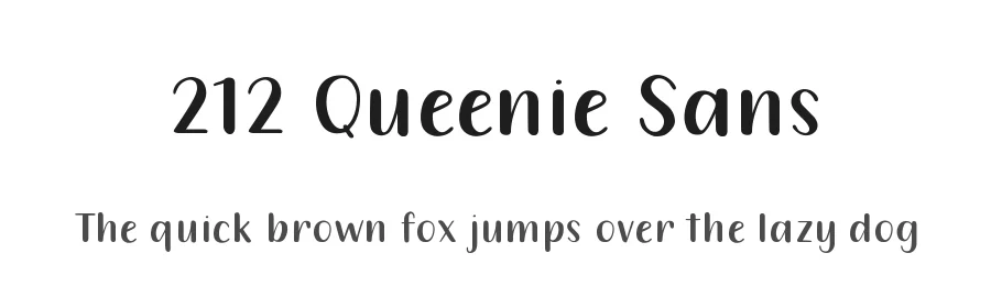 212 Queenie Sans