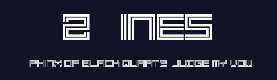 2 Lines by Qbotype Fonts — Display Font — thumbnail 2