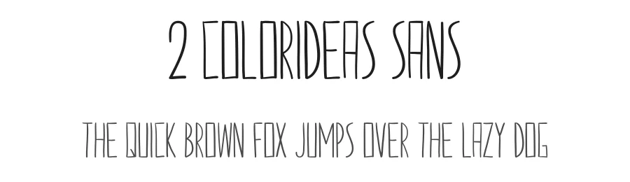 2 Colorideas Sans
