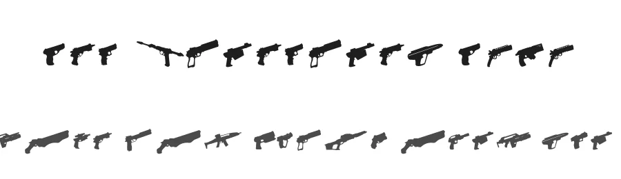 2nd Amendment 2050 by Iconian Fonts — Dingbats Font