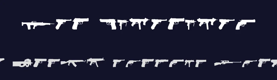 2nd Amendment by Iconian Fonts — Dingbats Font — thumbnail 2