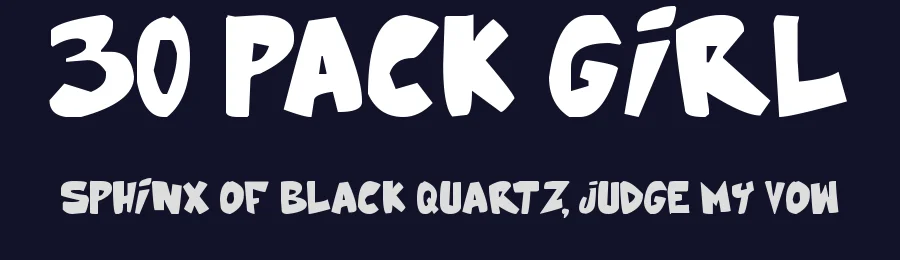30 Pack Girl by PressGang Studios — Decorative Font — thumbnail 2