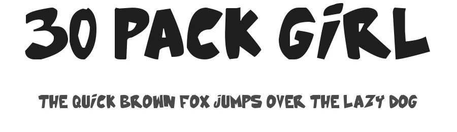 30 Pack Girl by PressGang Studios โ Decorative Font
