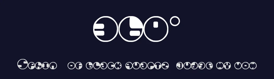 360° by Arjuna Ortega — Display Font — thumbnail 2