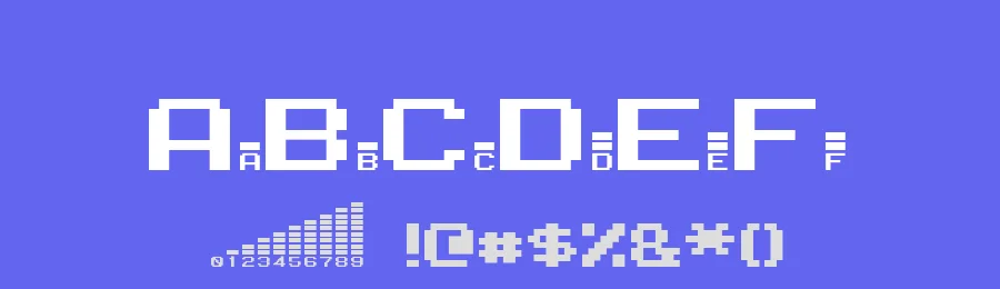 395 Equalizer by Anthony Robinson — Display Font — thumbnail 3