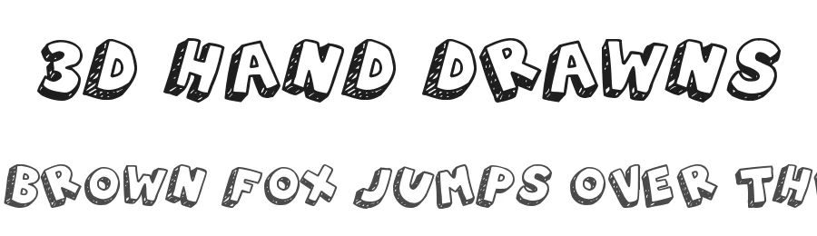 3D Hand Drawns