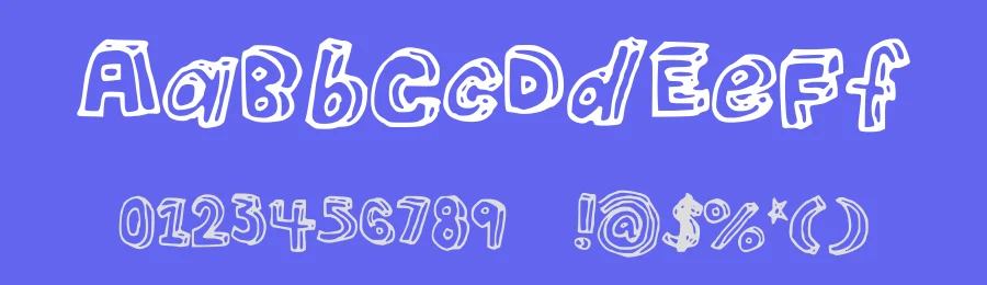 3D by Paula Tennet — Decorative Font — thumbnail 3