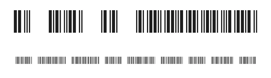 3 of 9 Barcode by Paul André LeBlanc — Dingbats Font