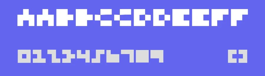 3x3 Font for Nerds by Norwegian Ink / Design for Dough — Display Font — thumbnail 3