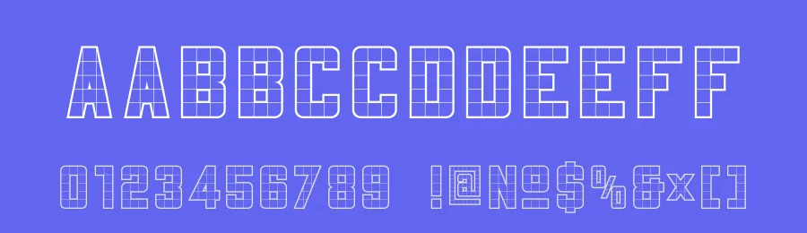 3x5 by K-Type — Display Font — thumbnail 3