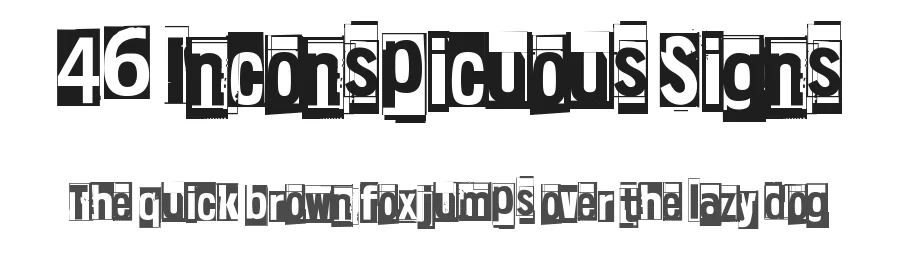 46 Inconspicuous Signs