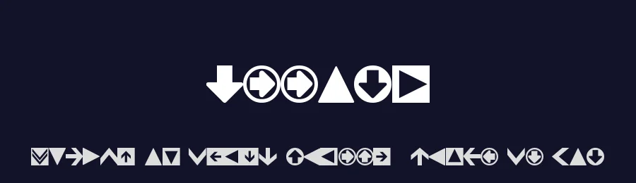 4rrows by Anna Maria Woźniak — Dingbats Font — thumbnail 2