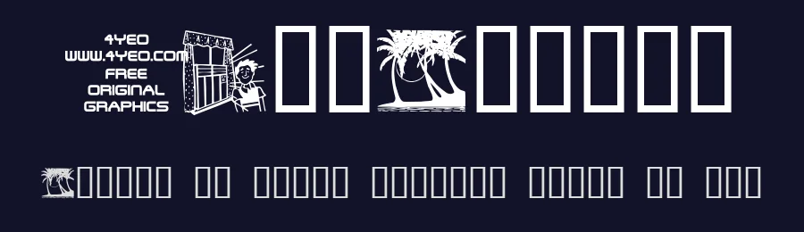 4YeoSummer by 4 Yeo — Dingbats Font — thumbnail 2