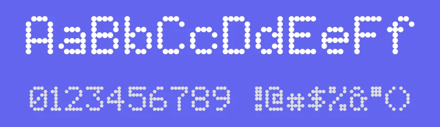 5by7 by Peter Wiegel — Display Font — thumbnail 3