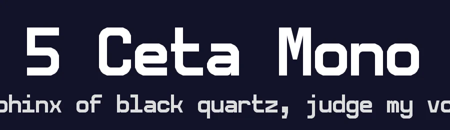5 Ceta Mono by Winter Design Studio — Sans Serif Font — thumbnail 2