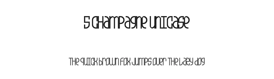 5 Champagne Unicase