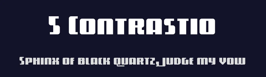 5 Contrastio by Winter Design Studio — Decorative Font — thumbnail 2