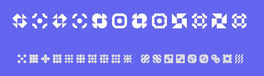 5 Geomedings by Winter Design Studio — Dingbats Font — thumbnail 3