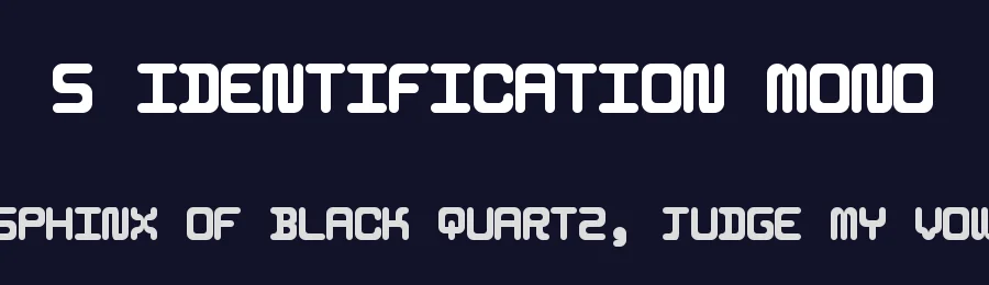 5 Identification Mono by Winter Design Studio — Sans Serif Font — thumbnail 2