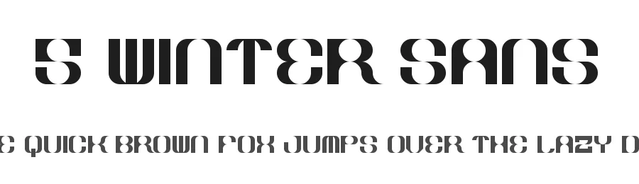 5 Winter Sans