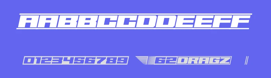 62 Dragz by Youssef Habchi — Display Font — thumbnail 3