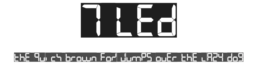 7 LED by philing.net — Display Font