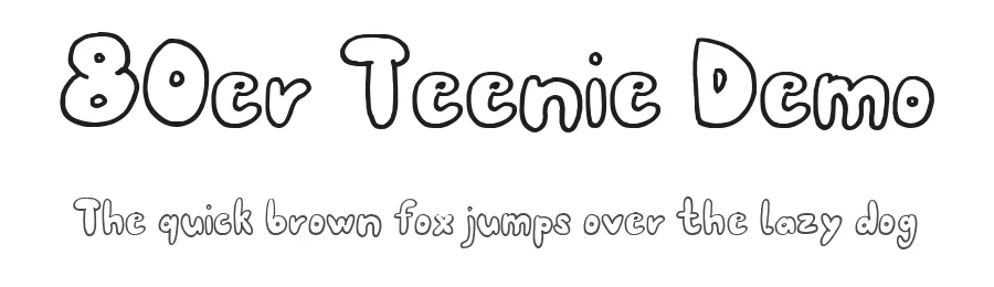 80er Teenie Demo
