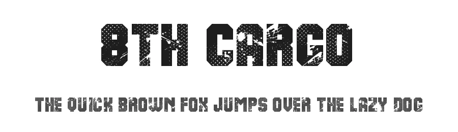 8th Cargo by imagex — Display Font