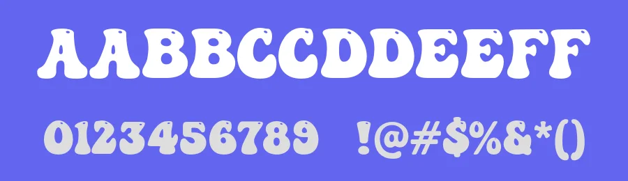 a Abstract Groovy by wepfont.com — Decorative Font — thumbnail 3