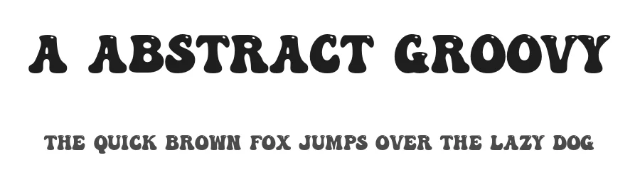 a Abstract Groovy by wepfont.com — Decorative Font
