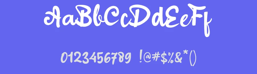 A Acorn Squash by wepfont.com — Script Handwritten Font — thumbnail 3