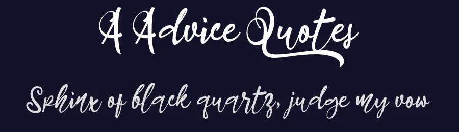 A Advice Quotes by wepfont.com — Script Handwritten Font — thumbnail 2