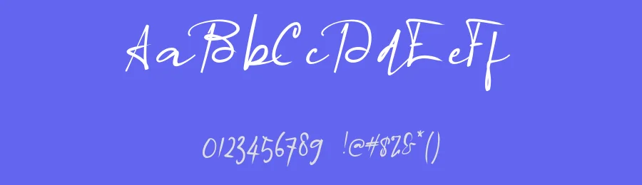 A Agreement Signature by wepfont.com — Script Handwritten Font — thumbnail 3