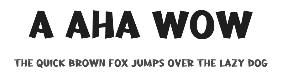 A Aha Wow